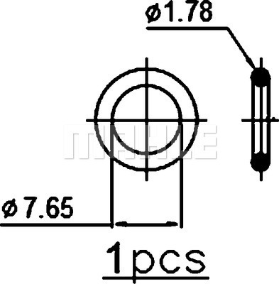 MAHLE AC 637 000P KondenzĂĄtor, klĂ­ma