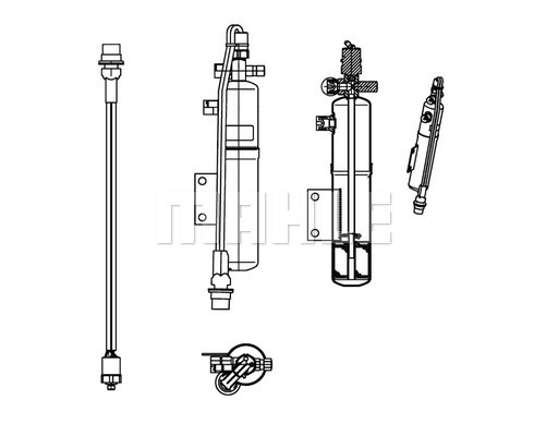 MAHLE AD 226 000P Szarito szuro, klimaberendezes