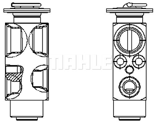 MAHLE AVE 132 000P Taguloszelep, klimaberendezes