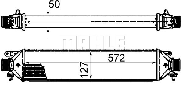 MAHLE CI427000S töltőlevegő-hűtő