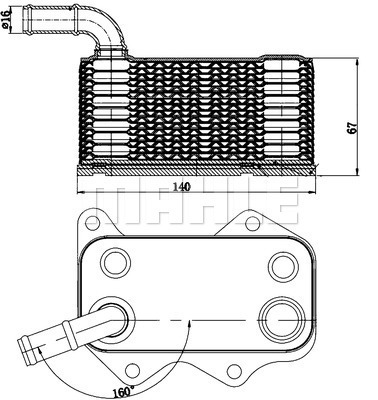 MAHLE CLC 174 000S Olajhuto, motorolaj