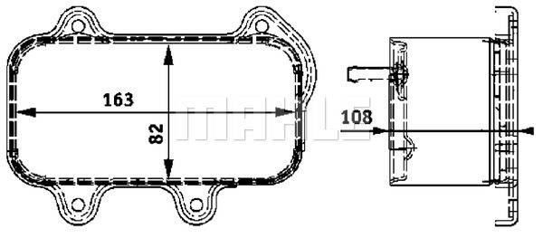 MAHLE CLC 39 000P Olajhuto, motorolaj