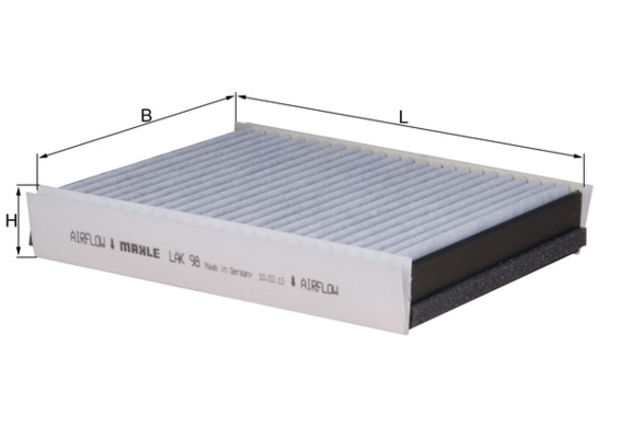MAHLE MHL LAK98 Pollenszűrő