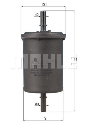 MAHLE MHL KL416/1 Üzemanyagszűrő