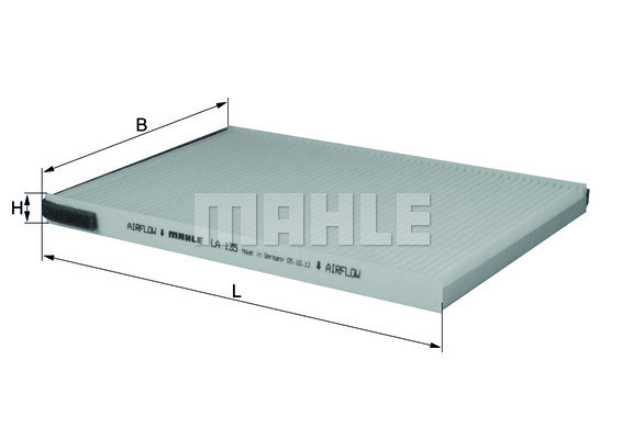 MAHLE LA 135 LA 135 Filtru aer habitaclu - MAHLE