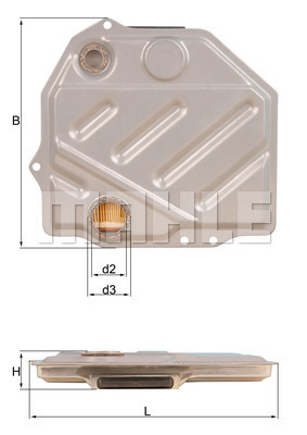 MAHLE HX48 Hidraulika szűrő automataváltóhoz