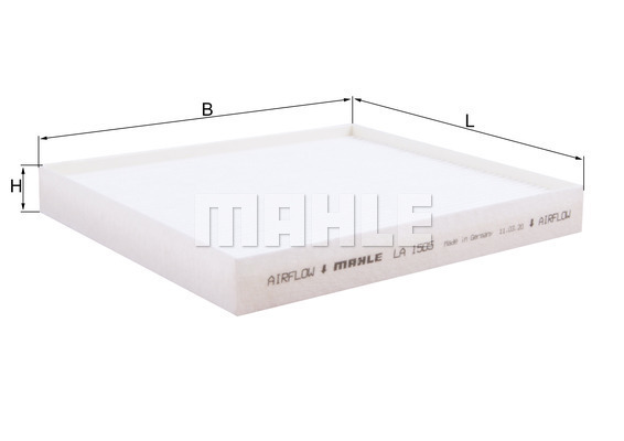 MAHLE 316679 LA 1505 - Pollenszűrő, utastérszűrő