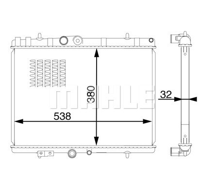 MAHLE CR 1600 000S HĹątĹ?, motorhĹątĂŠs