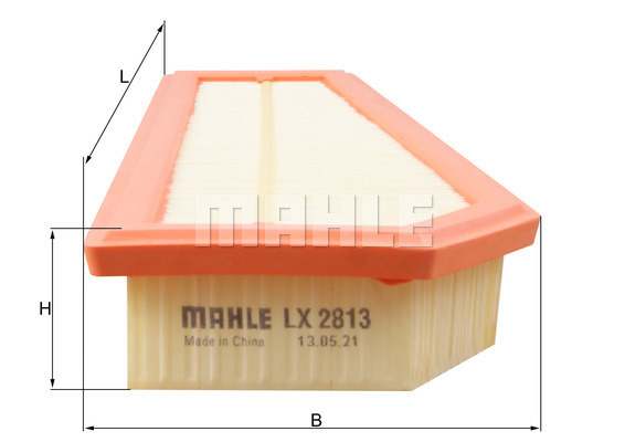 MAHLE 1000885081 LX2813 - Levegőszűrő