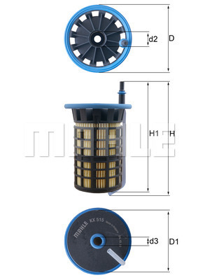 MAHLE KX515 Ă?zemanyagszĹąrĹ?