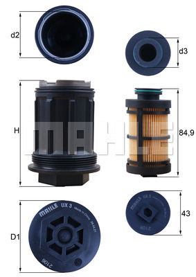 KNECHT UX3KIT Karbamidszűrő