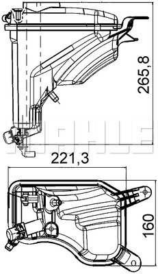 MAHLE MHL CRT207000S HŰTŐ