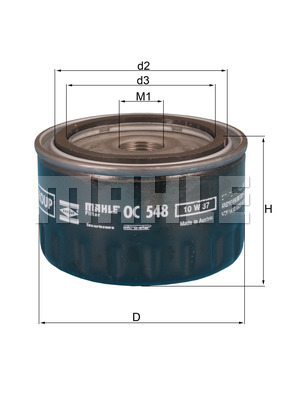 KNECHT OC548 Olajszűrő