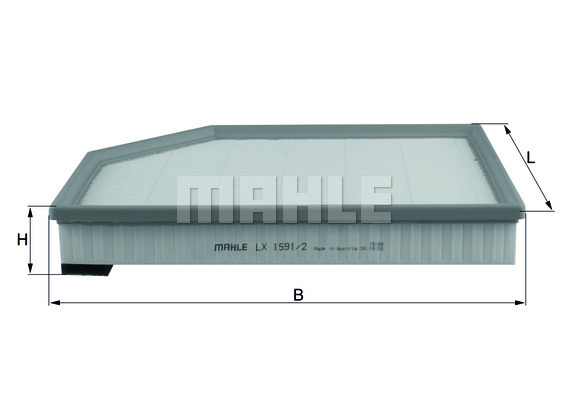 MAHLE MHL LX1591/2 Levegőszűrő