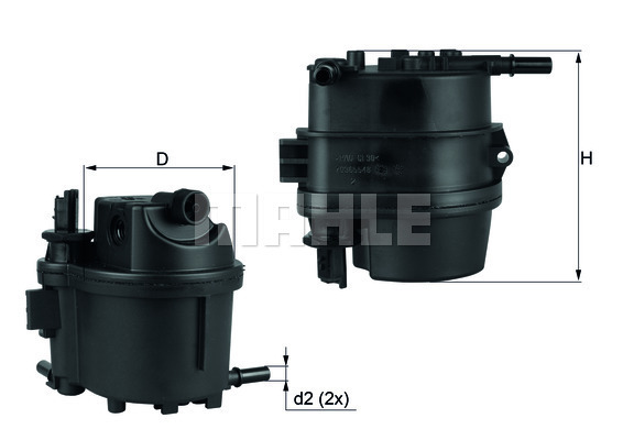 KNECHT KL779 Üzemanyagszűrő