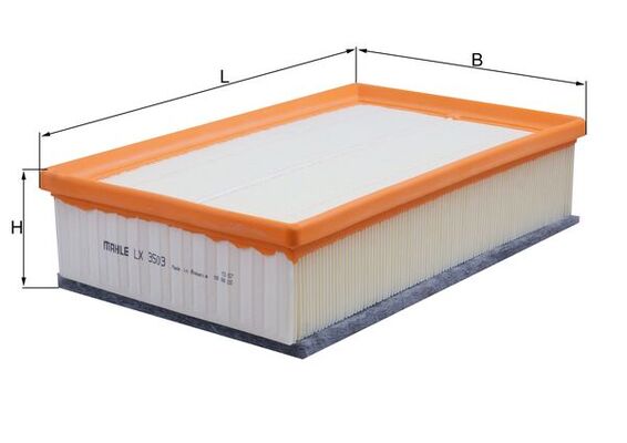 KNECHT LX3503 Levegőszűrő