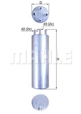 MAHLE KL 229/11 KL 229/11 FILTRU COMBUSTIBIL MAHLE