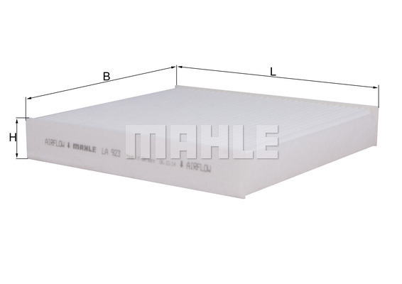 MAHLE 1001159148 LA923 - Pollenszűrő nem aktí