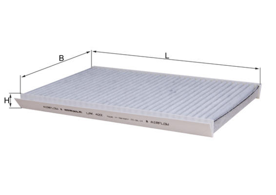 KNECHT LAK422 Pollenszűrő (Aktívszenes)