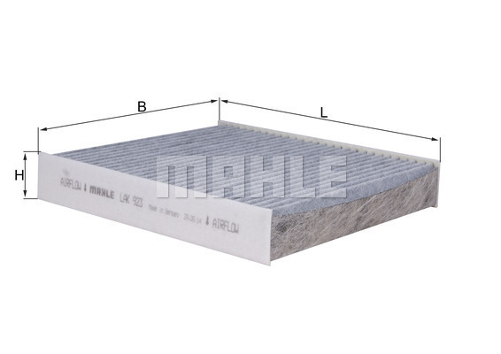 MAHLE 388614 LAK 923 - Pollenszűrő, utastérszűrő