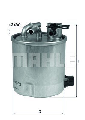 MAHLE 287883 KL 440/23 - Üzemanyagszűrő, gázolajszűrő, benzinszűrő