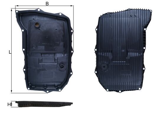 MAHLE MAHHX255 Olajteknő, olajteknő+szűrő automataváltóhoz 