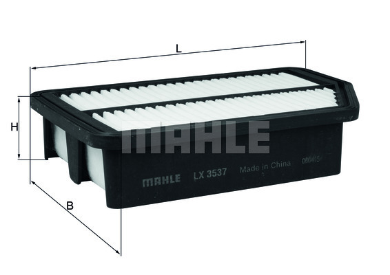 MAHLE 250155 LX 3537 - Levegőszűrő, légszűrő