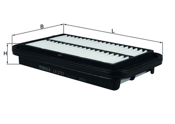 MAHLE 1001311783 LX3751 - Levegőszűrő