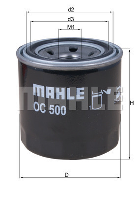 MAHLE OC500 Olajszűrő