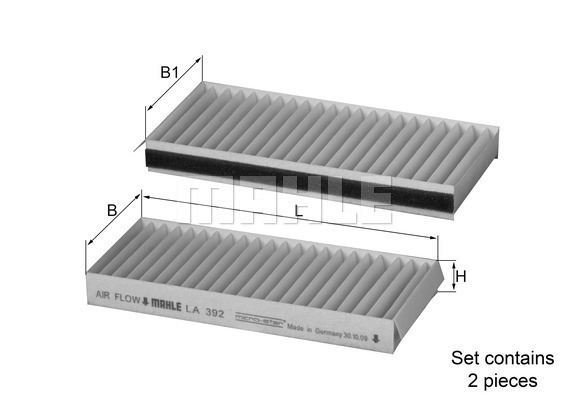 MAHLE LA392/S Pollenszűrő