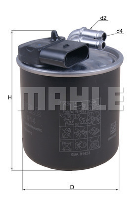 MAHLE KL914 Üzemanyagszűrő, gázolajszűrő, benzinszűrő