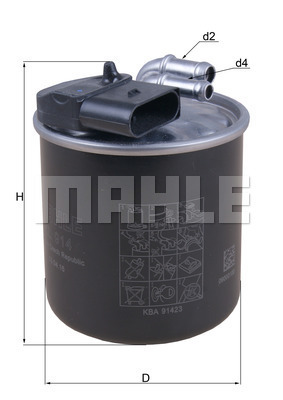 MAHLE 1001267674 KL914 - Üzemanyagszűrő