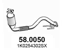 ASSO 404398 58.0050 - Katalizátor
