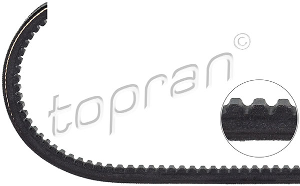 TOPRAN 201 086 755 Ékszíj 10X825 (09 50 362)