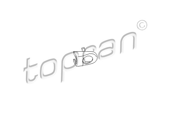 TOPRAN 108869HP Fedél, borítás ajtófogantyúhoz, ajtókilincshez