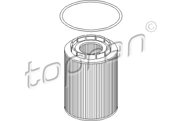 TOPRAN 107 757 015 Olajszűrő