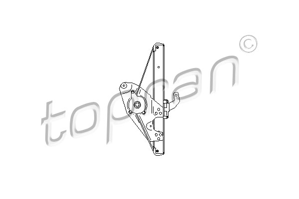 TOPRAN 112 367 755 Ablakemelő J.H. motor nélkül (4B0 839 462)