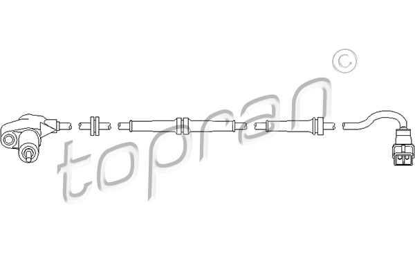 TOPRAN 721 605 755 ABS jeladó H. (4545 62)