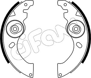 CIFAM CIF153-054 fékpofakészlet