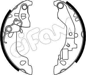 CIFAM CIF153-079Y fékpofakészlet