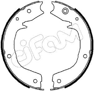 CIFAM CIF153-267 fékpofakészlet, rögzítőfék