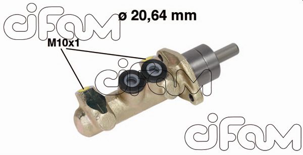 METELLI 202-340 Főfékhenger