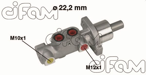 METELLI 202-365 Főfékhenger