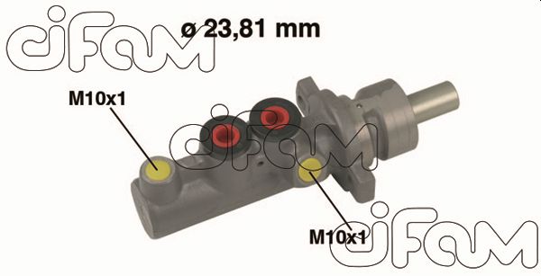 METELLI 202-544 Főfékhenger