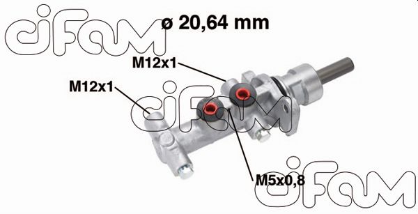 METELLI 202-768 Főfékhenger