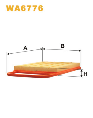 WIX WIXWA6776 Levegőszűrő, légszűrő