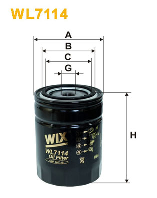 WIX  WL7114 FILTER ULJA WL7114