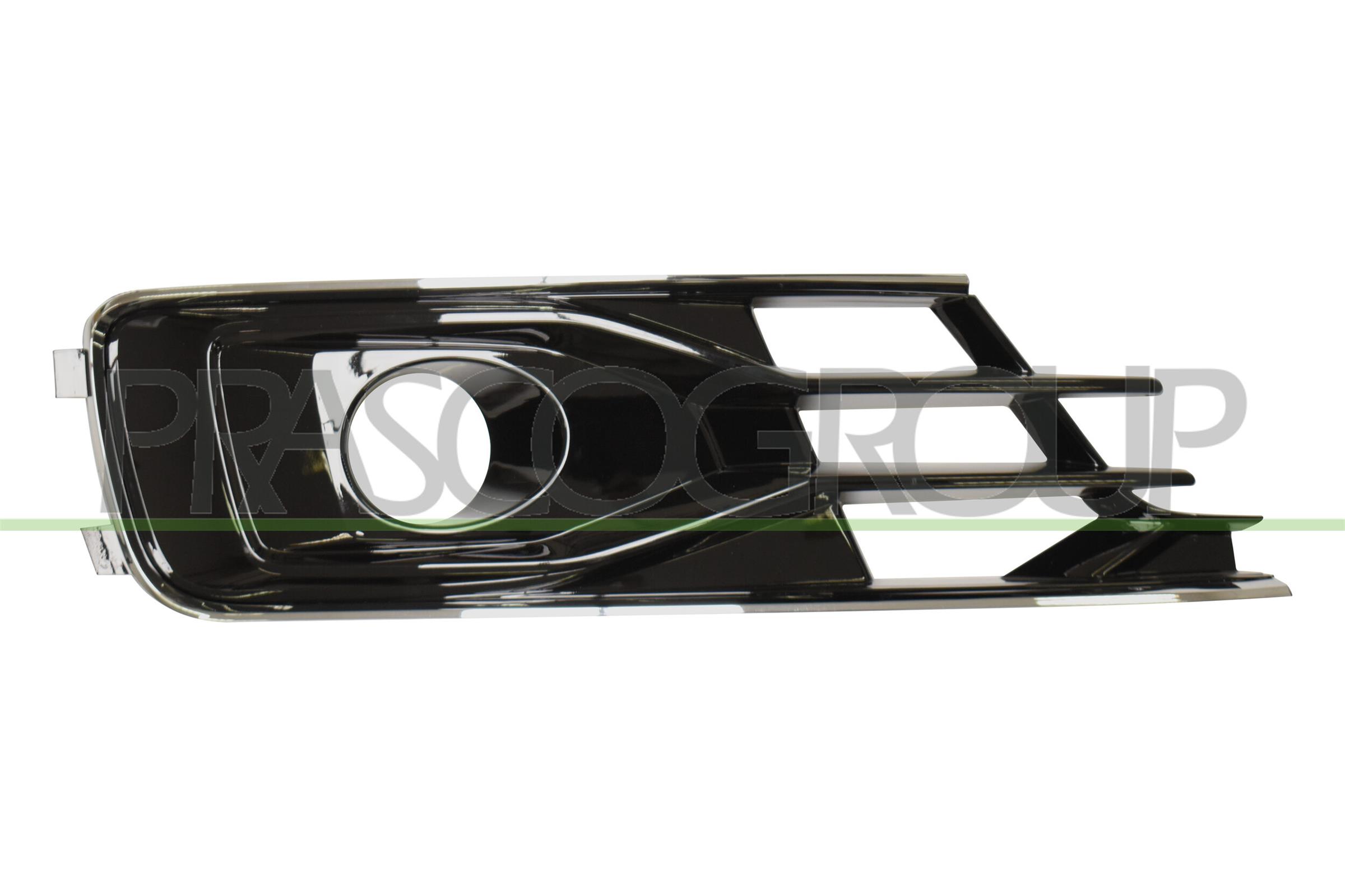 PRASCO AD0402143 AD0402143 BUMPER GRILLE RIGHT-BLACK GLOSS-WITH FOG