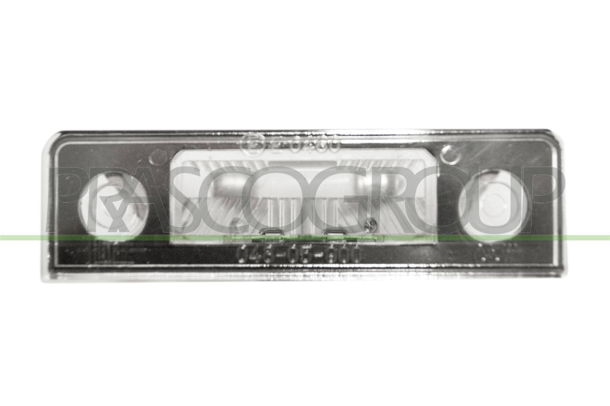 PRASCO SK0244360 SK0244360 REAR NUMBER PLATE LIGHT WITH BULB SKODA 