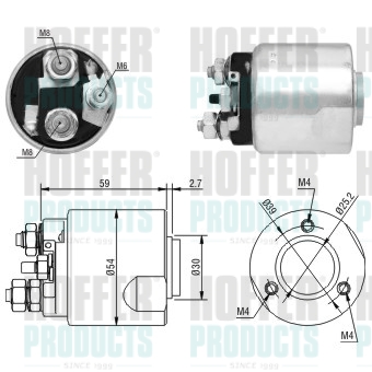 HOFFER 299099 46170 AUTOMAT POK.6646170/ZM5495/46170 VALEO MB A KLASA
